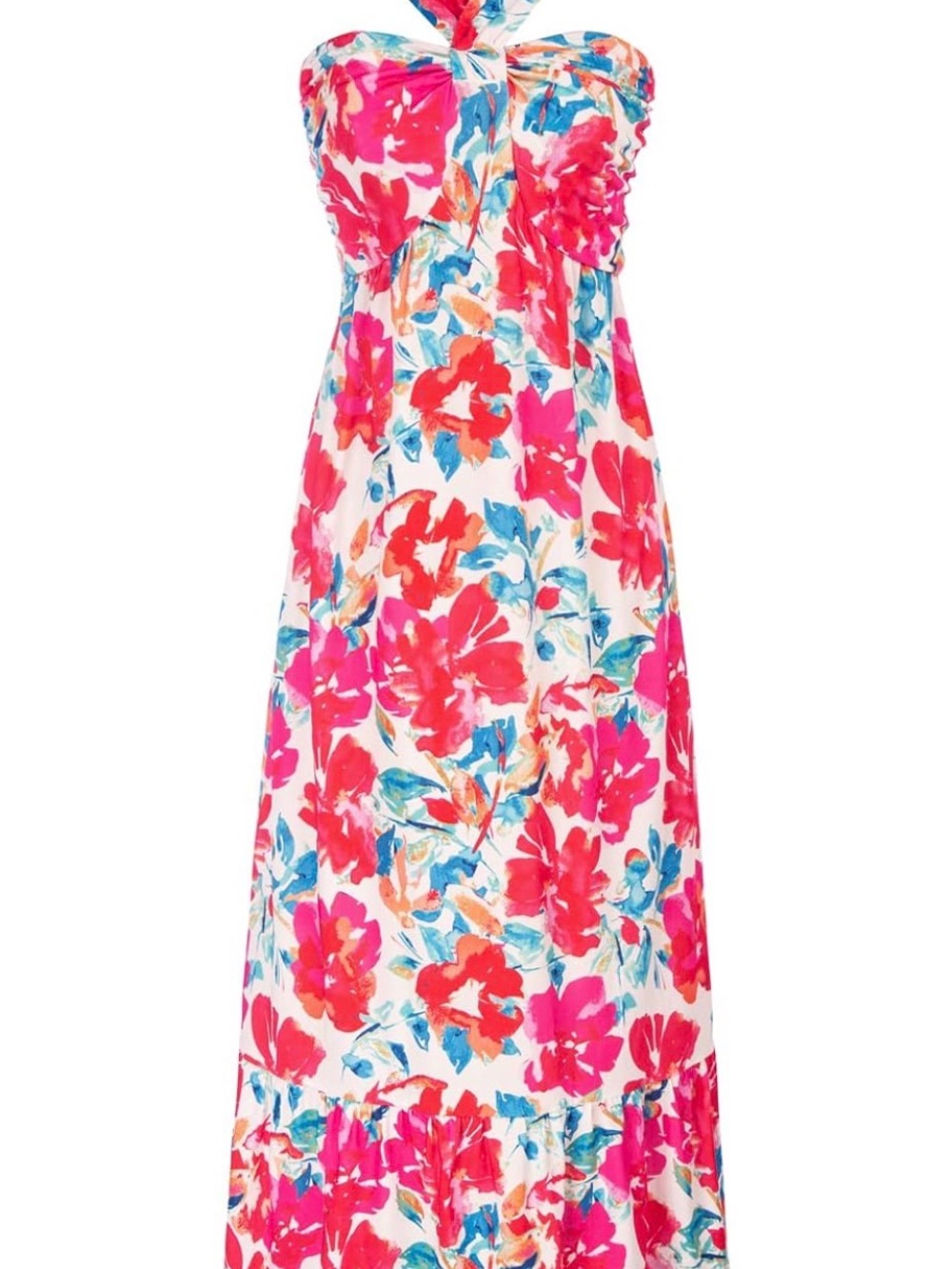 Pink Floral Dress Excellent Condition
